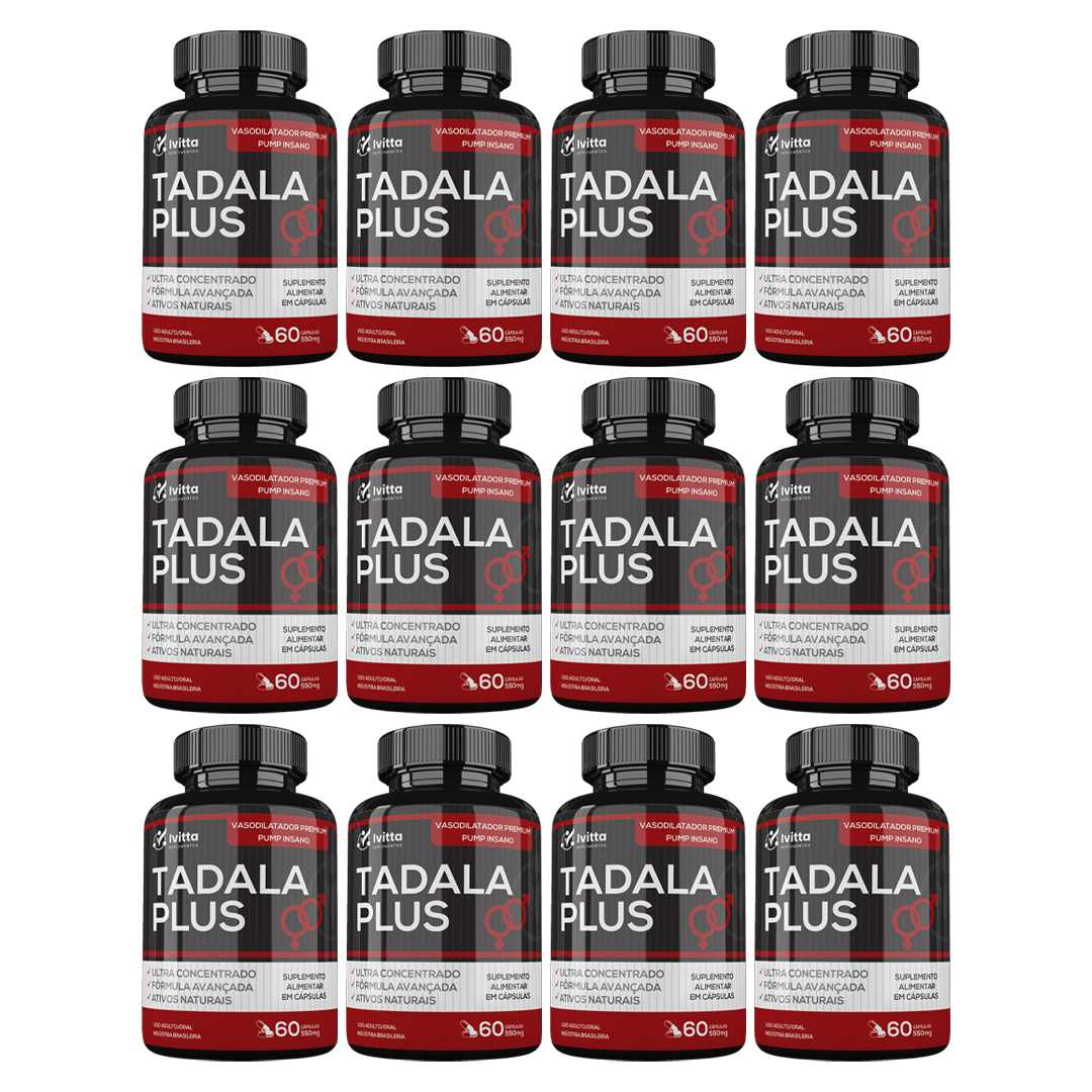 Tadalaplus 550g - 12 Unidade (1.440 Capsúlas)