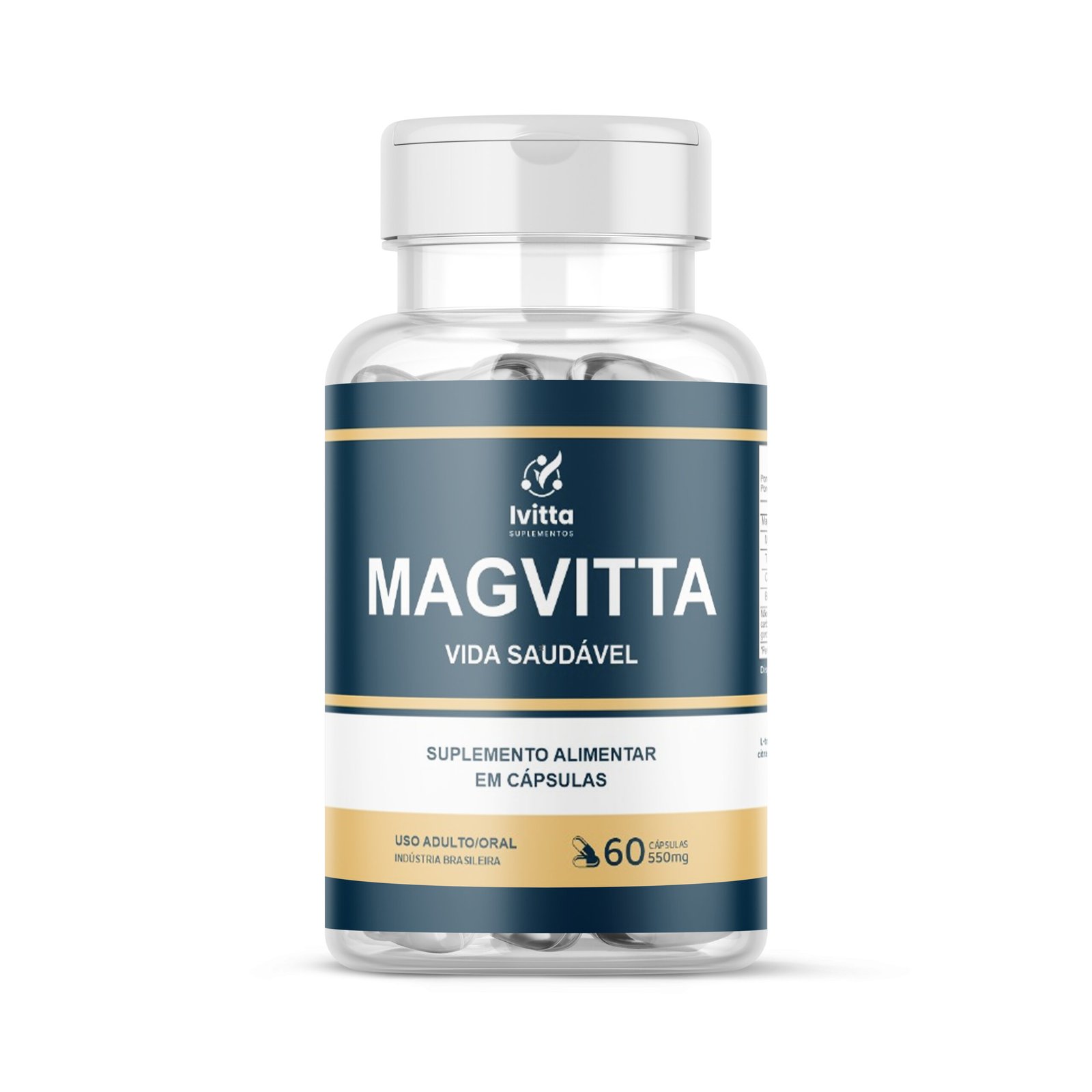 MagVitta 550g - 1 Unidade (60 Capsúlas)